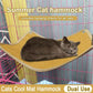 Double-Sided Cat Hammock Bed – Breathable Hanging Cat Bed for Pet Cages with Hanging Hooks