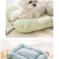 Cute Plaid Dog & Cat Cushion – Soft Reversible Washable Pet Mat with Non-Slip Botto