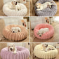 Fluffy Round Dog Bed – Super Soft Calming Plush Pet Bed for Large & Small Dogs and Cats (40–80 cm)