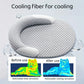 Summer Ice Silk Cooling Dog Bed – Breathable Oval Cooling Pet Bed for Dogs & Cats