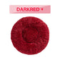 Calming Dog Bed — Fluffy Donut Design in 16 Colors (S–XL)