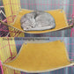 Double-Sided Cat Hammock Bed – Breathable Hanging Cat Bed for Pet Cages with Hanging Hooks