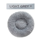 Calming Dog Bed — Fluffy Donut Design in 16 Colors (S–XL)