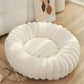 Fluffy Round Dog Bed – Super Soft Calming Plush Pet Bed for Large & Small Dogs and Cats (40–80 cm)