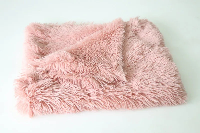 100x75 cm Winter Dog Bed Cushion Blanket Warm House Soft Warm Large Dog Cat Kennel Soft Bed Pad Fit All Pet Puppy Sleeping Mats