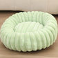 Fluffy Round Dog Bed – Super Soft Calming Plush Pet Bed for Large & Small Dogs and Cats (40–80 cm)