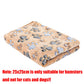 Soft Fluffy Pet Blanket – Premium Flannel Dog & Cat Blanket with Paw Print Design
