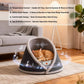Smart Heated & Cooling Cat Cave Bed with White Noise – Indoor Temperature-Controlled Cat Bed
