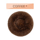Calming Dog Bed — Fluffy Donut Design in 16 Colors (S–XL)