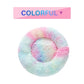 Calming Dog Bed — Fluffy Donut Design in 16 Colors (S–XL)