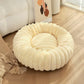 Fluffy Round Dog Bed – Super Soft Calming Plush Pet Bed for Large & Small Dogs and Cats (40–80 cm)