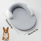 Summer Ice Silk Cooling Dog Bed – Breathable Oval Cooling Pet Bed for Dogs & Cats