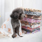 Soft Fluffy Pet Blanket – Premium Flannel Dog & Cat Blanket with Paw Print Design