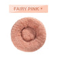 Calming Dog Bed — Fluffy Donut Design in 16 Colors (S–XL)
