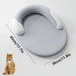Summer Ice Silk Cooling Dog Bed – Breathable Oval Cooling Pet Bed for Dogs & Cats