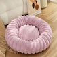 Fluffy Round Dog Bed – Super Soft Calming Plush Pet Bed for Large & Small Dogs and Cats (40–80 cm)