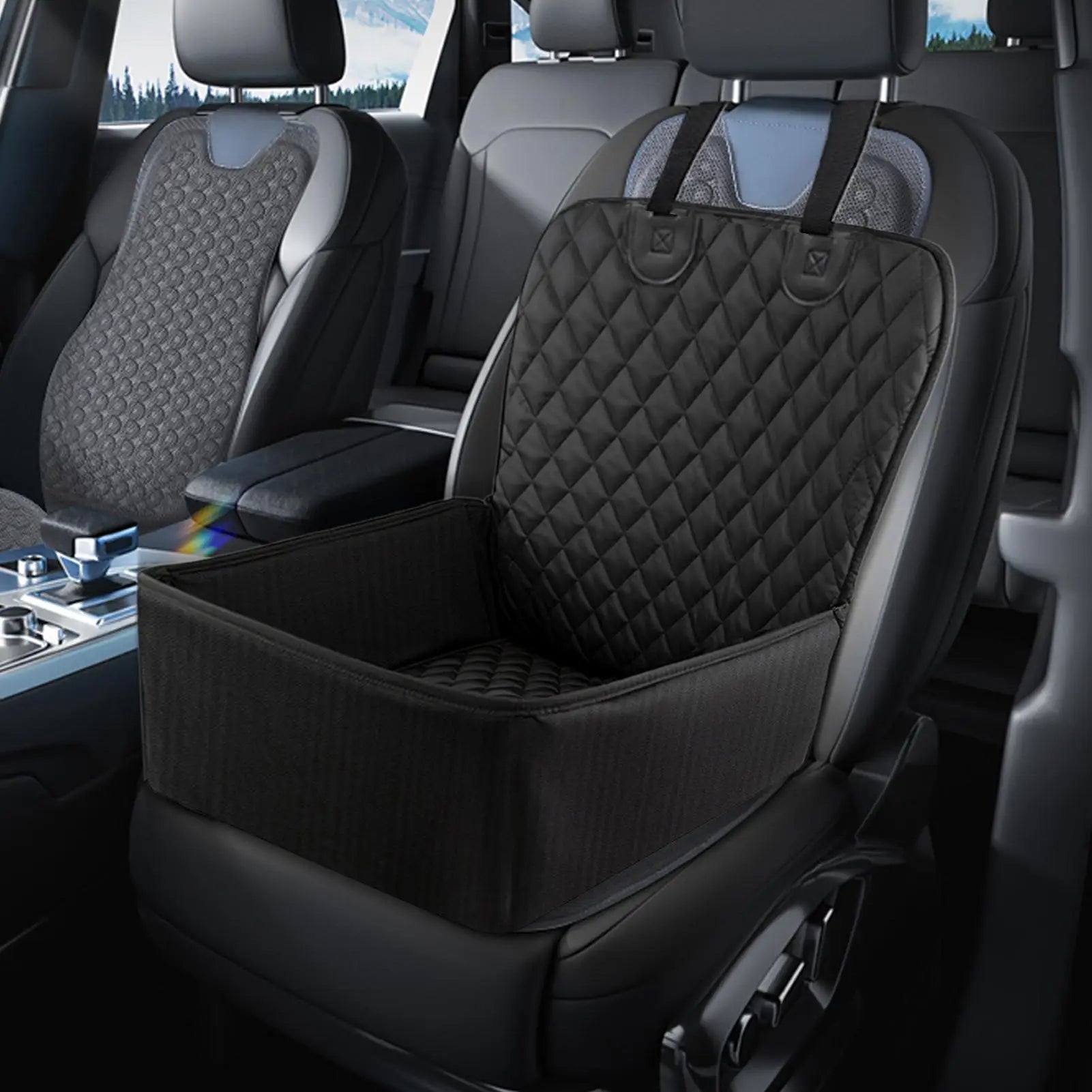 ForTruck Dog Car Seat Large Waterproof Pet Carseat Cushion Protector Carrier For Bed Barrier Backseat Truck Cat Puppy Suv Safety
