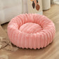 Fluffy Round Dog Bed – Super Soft Calming Plush Pet Bed for Large & Small Dogs and Cats (40–80 cm)