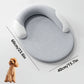 Summer Ice Silk Cooling Dog Bed – Breathable Oval Cooling Pet Bed for Dogs & Cats
