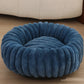 Fluffy Round Dog Bed – Super Soft Calming Plush Pet Bed for Large & Small Dogs and Cats (40–80 cm)